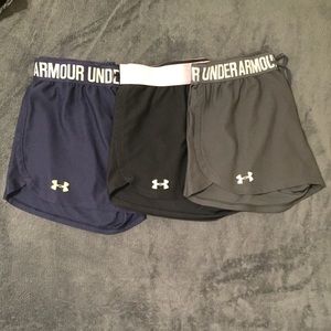 Lot of UA Play Up shorts